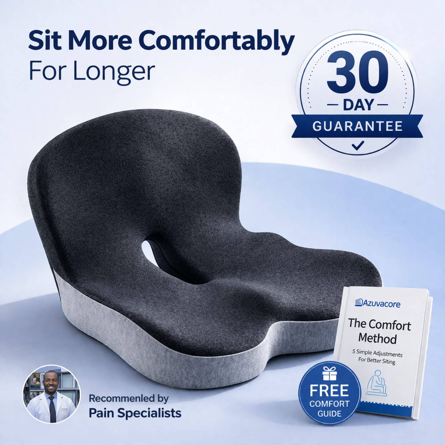 Azuvacore™ Ergonomic Seat Cushion