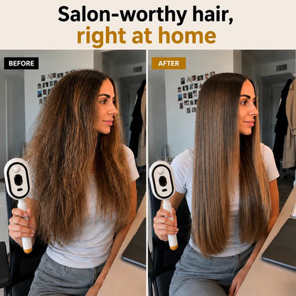 Nano Mist Self-Cleaning Hair Brush