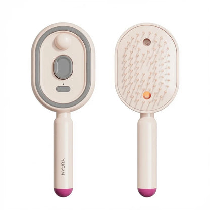 Nano Mist Self-Cleaning Hair Brush