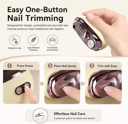 Automatic Electric Nail Clipper & Polisher