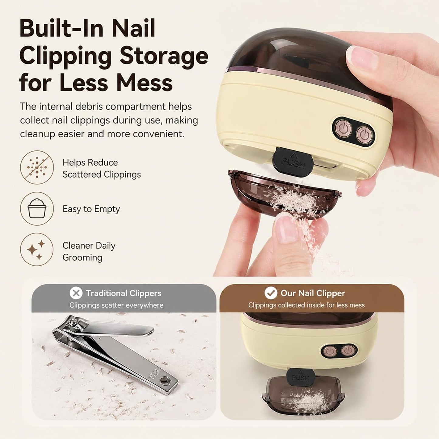 Automatic Electric Nail Clipper & Polisher