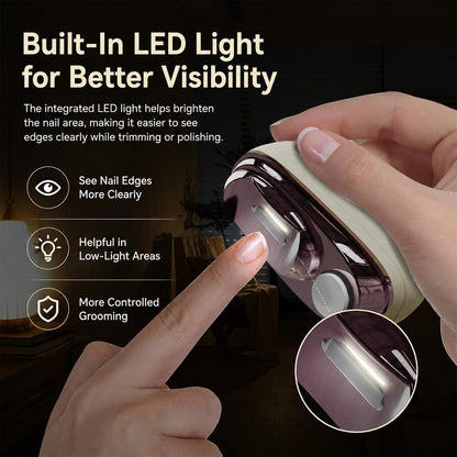 Automatic Electric Nail Clipper & Polisher