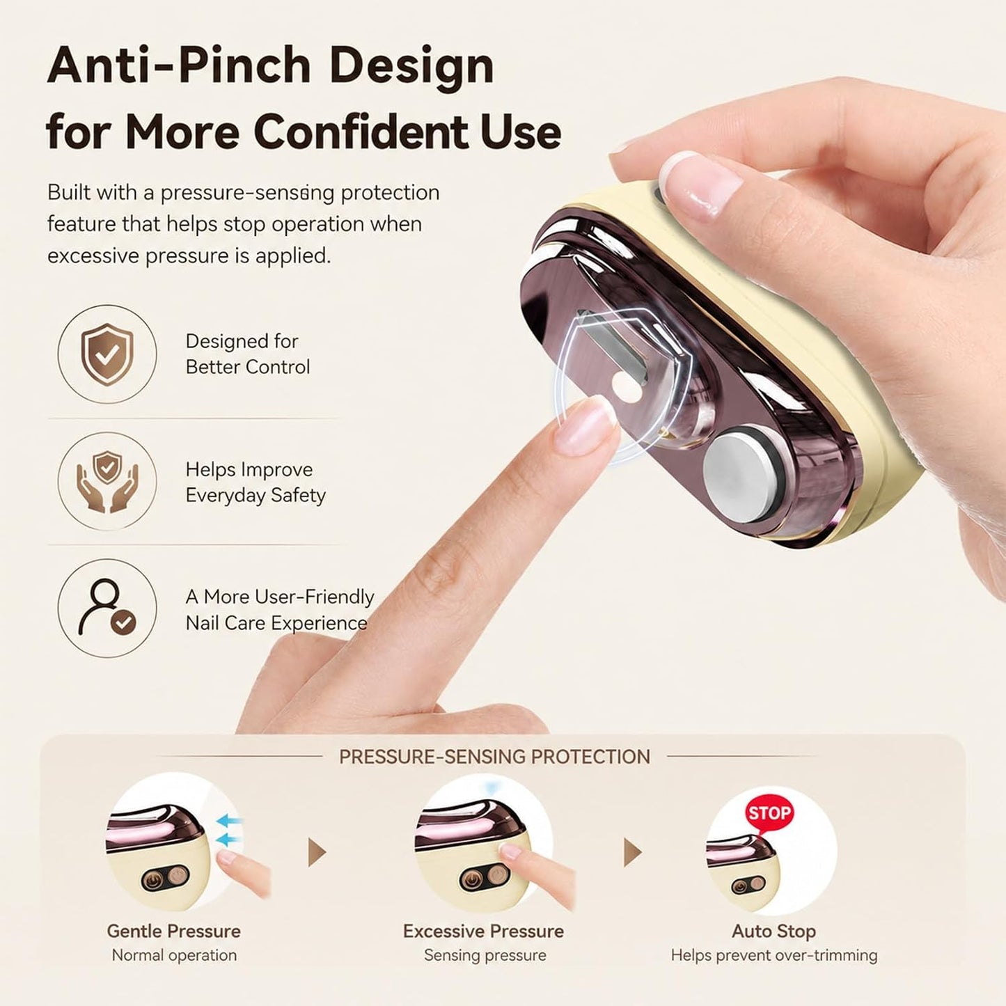 Automatic Electric Nail Clipper & Polisher