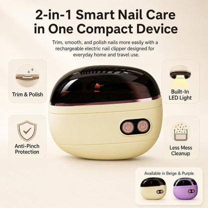 Automatic Electric Nail Clipper & Polisher