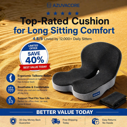 Azuvacore™ Ergonomic Seat Cushion