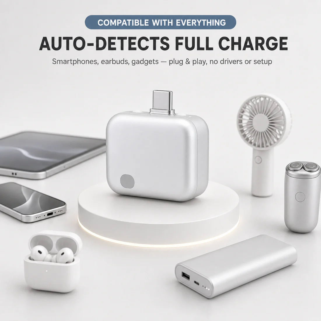 Smart Auto Stop Charging Adapter