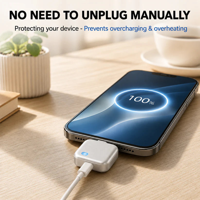Smart Auto Stop Charging Adapter
