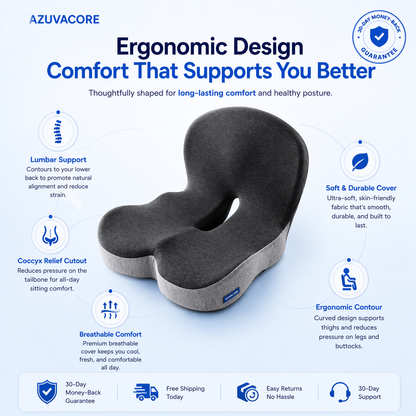 Azuvacore™ Ergonomic Seat Cushion