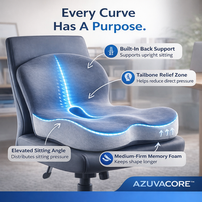 Azuvacore™ Ergonomic Seat Cushion