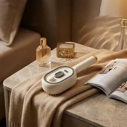 Nano Mist Self-Cleaning Hair Brush